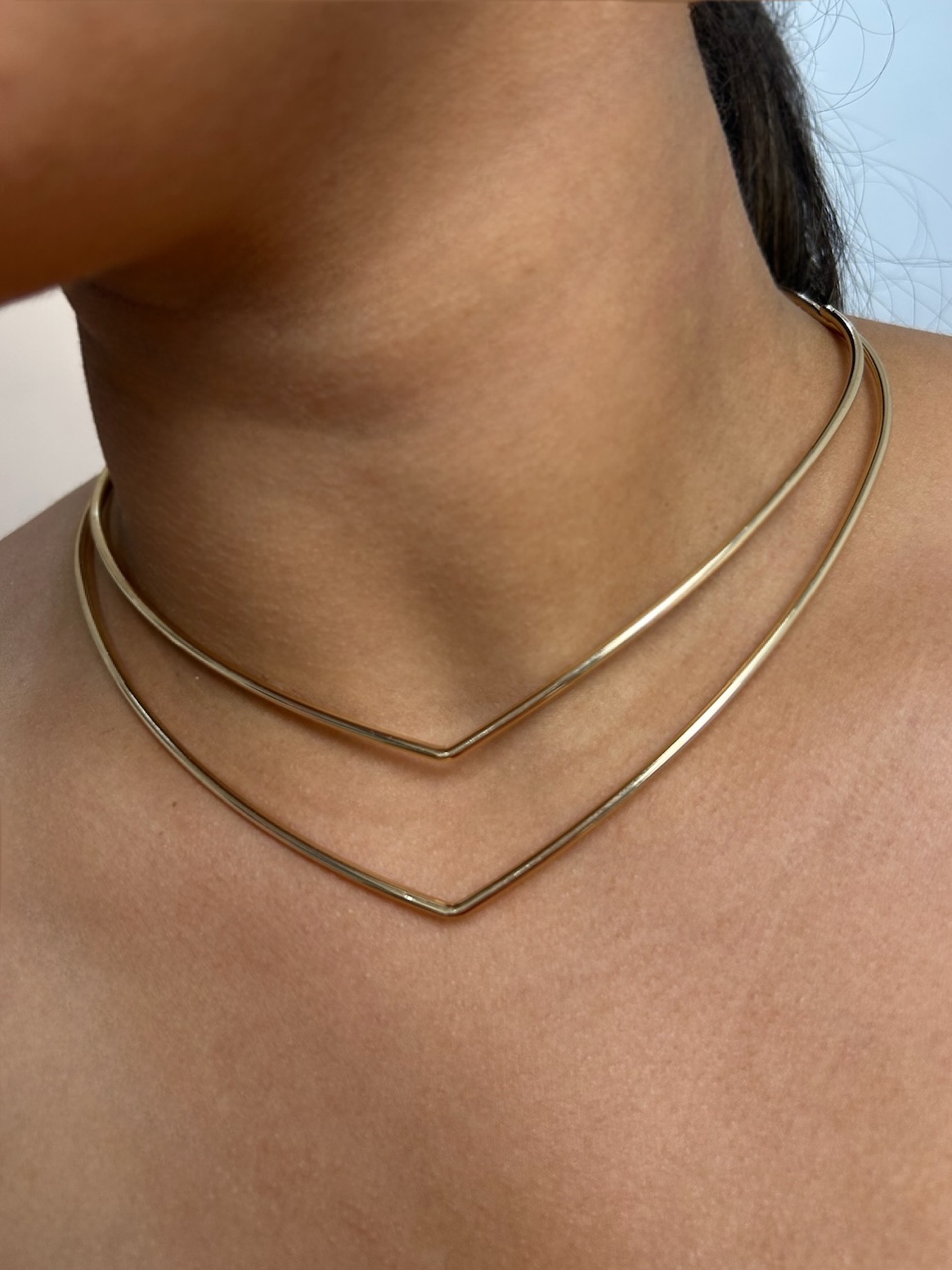Chokers folheados — Zeraik Oficial semijoias
