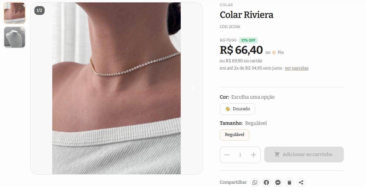 Colar Pingente Mãe
